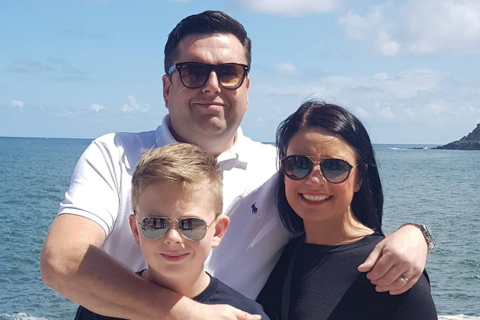Zoe Williams mit ihrer Familie.
