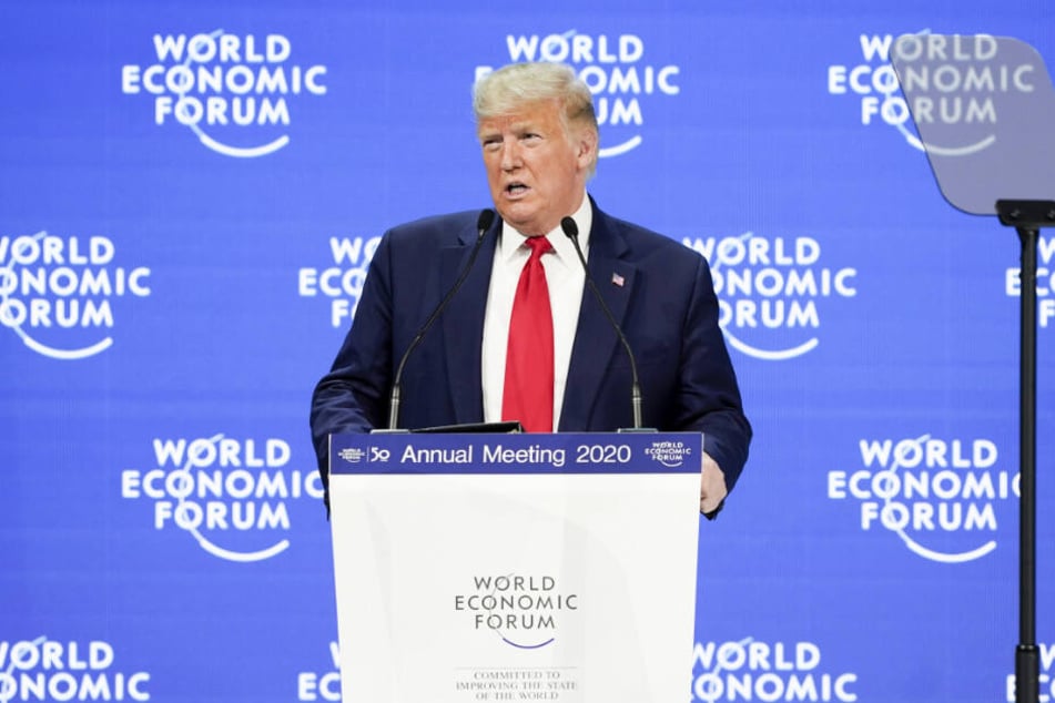 US-Präsident Donald Trump auf dem Weltwirtschaftsforum in Davos.