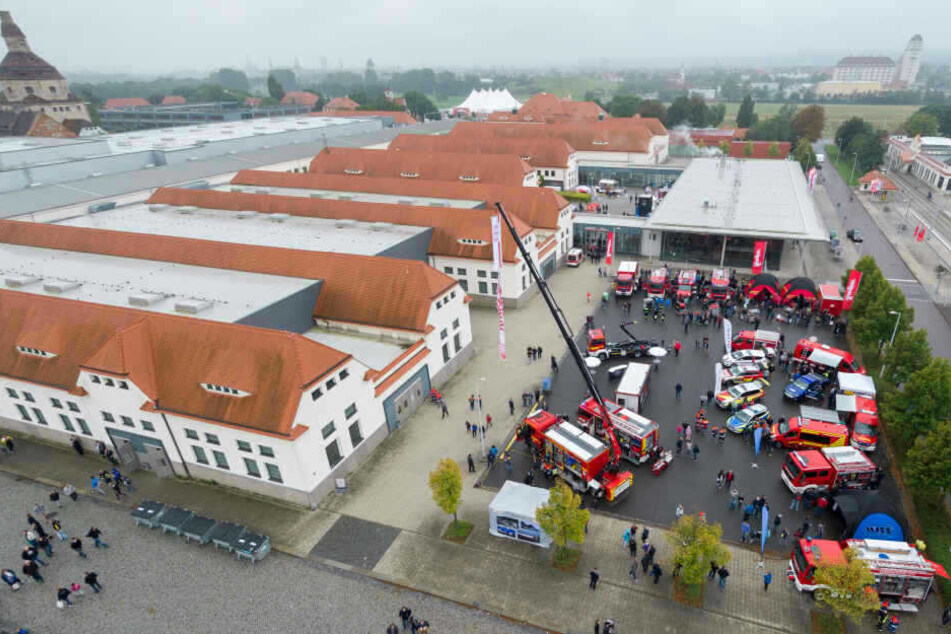 Das Messegelände der Messe Dresden: Hier findet die FLORIAN statt.