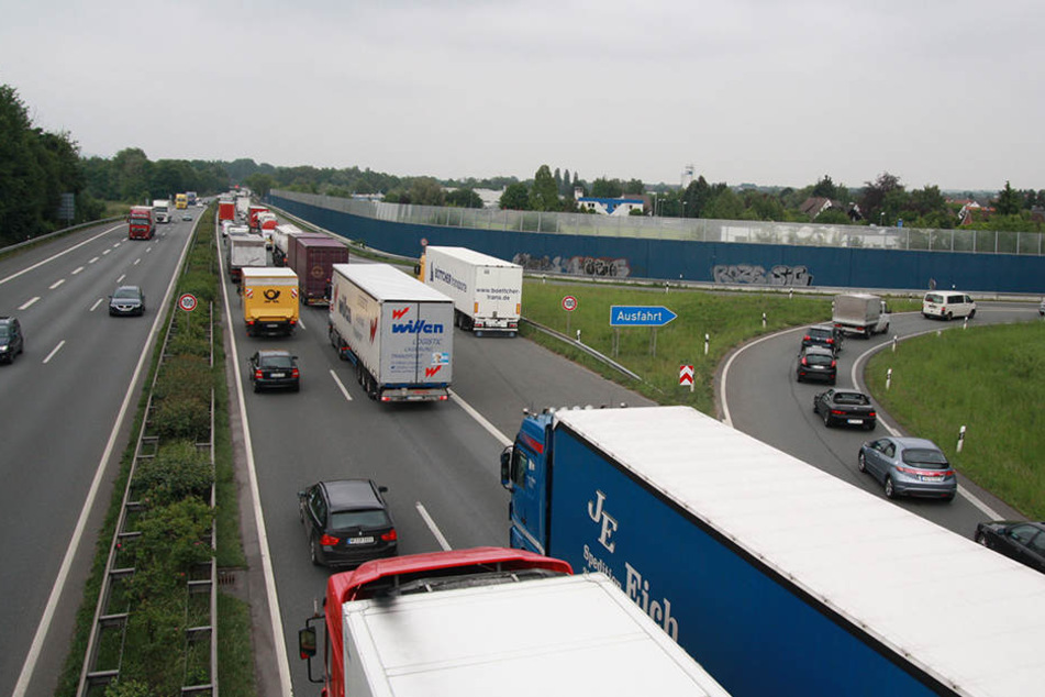 Auf der Autobahn zwischen Bad Oeynhausen und Kirchlengern gibt es immer öfter Staus.