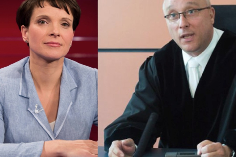 Kamen auf Platz 1 und Platz 2: Frauke Petry und der Dresdner Richter Jens Maier.