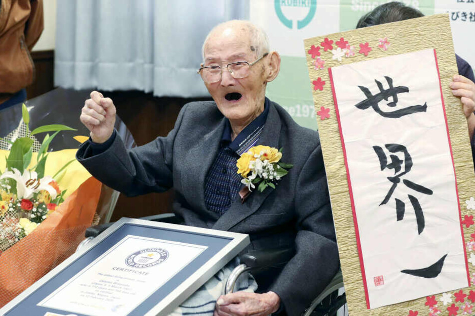 Chitetsu Watanabe (112) ist der älteste Mann der Welt.