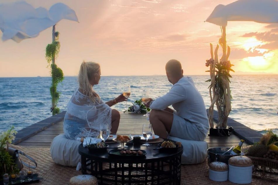 Jade und Filip bei ihrem romantischen Date.