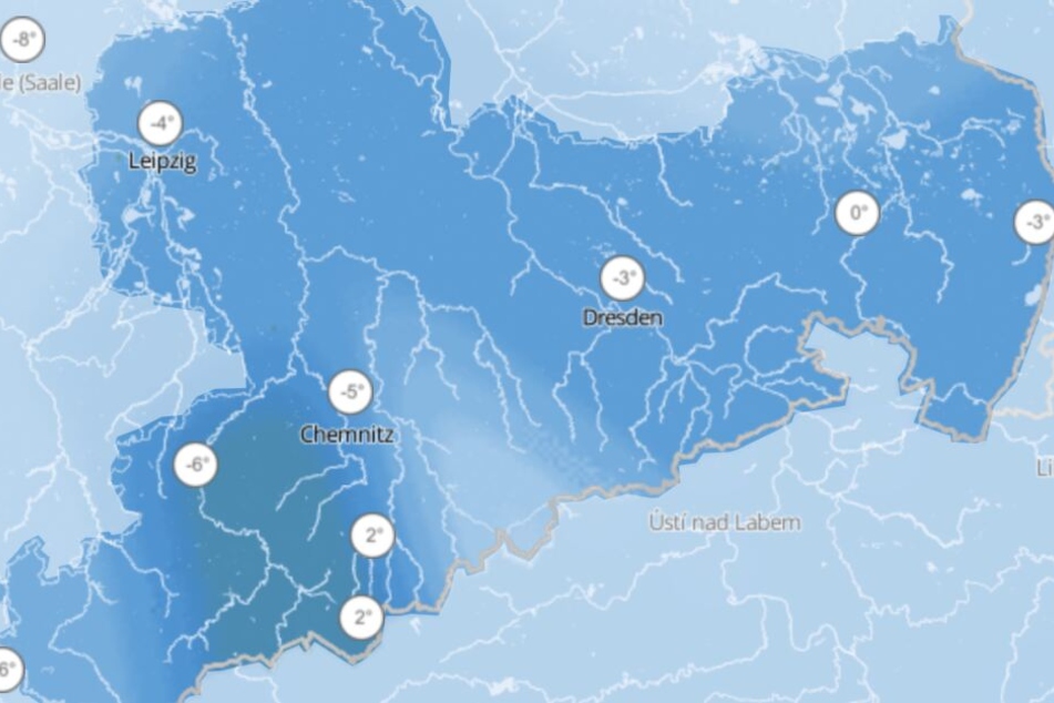 Während die Temperaturen in den Nächten oft unter 0 Grad purzeln, pendeln sie sich tagsüber bis zum Ende der Woche im Plusbereich ein.