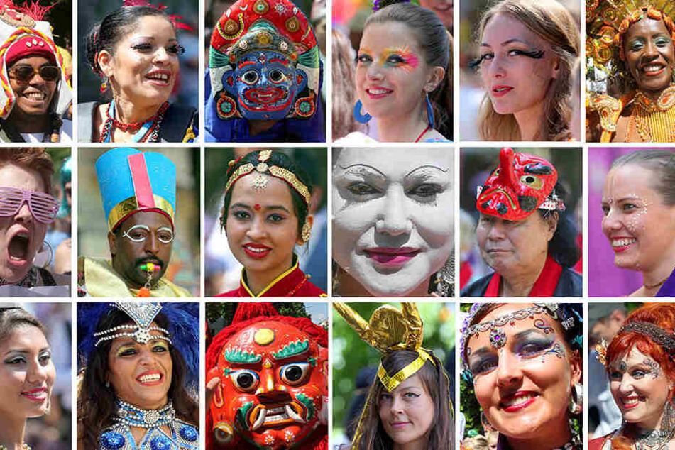 Der Karneval der Kulturen lockt die buntesten Charaktere an.