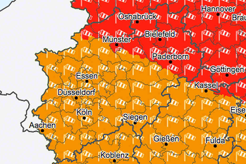 Orkanartige Böen werden uns heute wohl etwas länger beschäftigen.