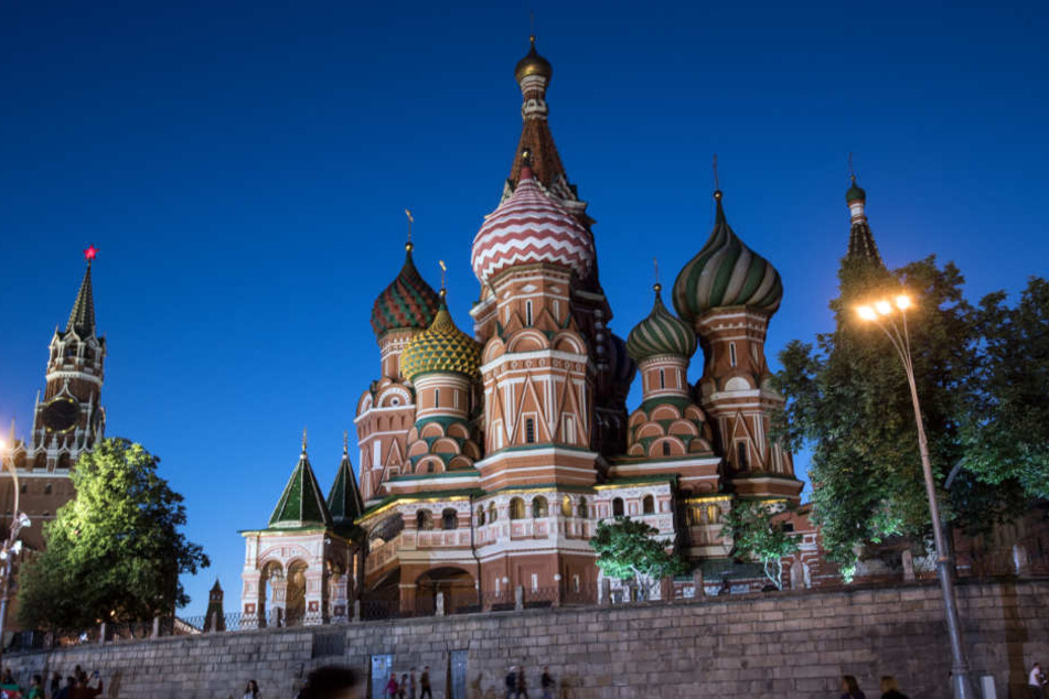 Die Moskauer Tage in Leipzig geben bis zum Dienstag Einblicke in die Kultur und Architektur der russischen Metropole. Im Bild: Der Kreml in Moskau.