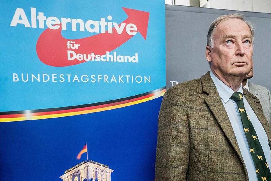 Alexander Gauland spricht vor Beginn der ersten Sitzung der AfD-Bundestagsfraktion am 26.09.2017 in Berlin im Bundestag.