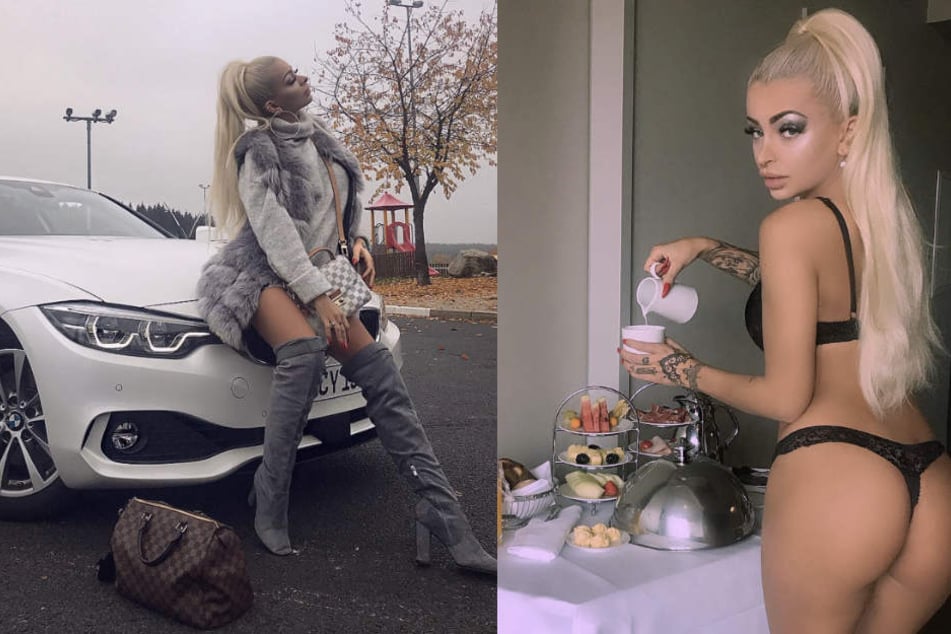 Katja Krasavice hatte am Wochenende eine aufregende Fahrt nach Berlin.