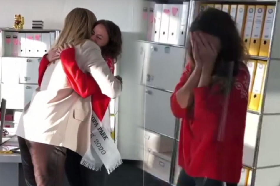 Die Gefühle gehen mit ihr durch: Jessica bekommt Besuch von Nadine Berneis.