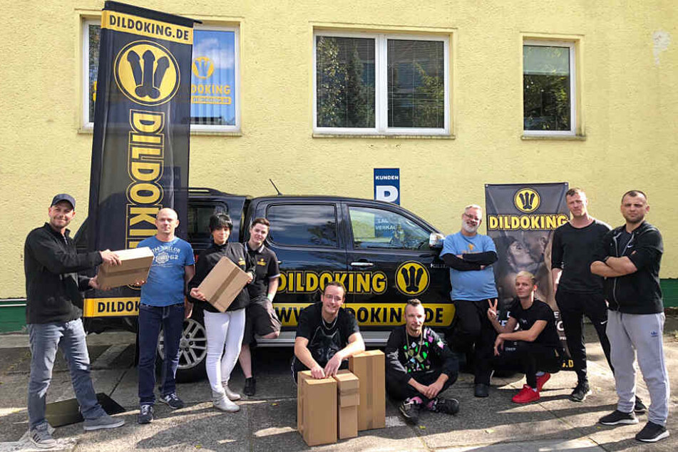 Ein Teil der Crew, insgesamt gehören ca. 20 Leute zum Team.