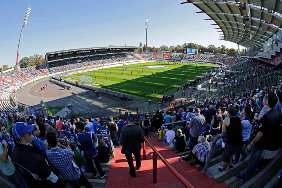 Gegen Dynamo Dresden dürfen fast keine KSC-Fans ins Wildparkstadion.