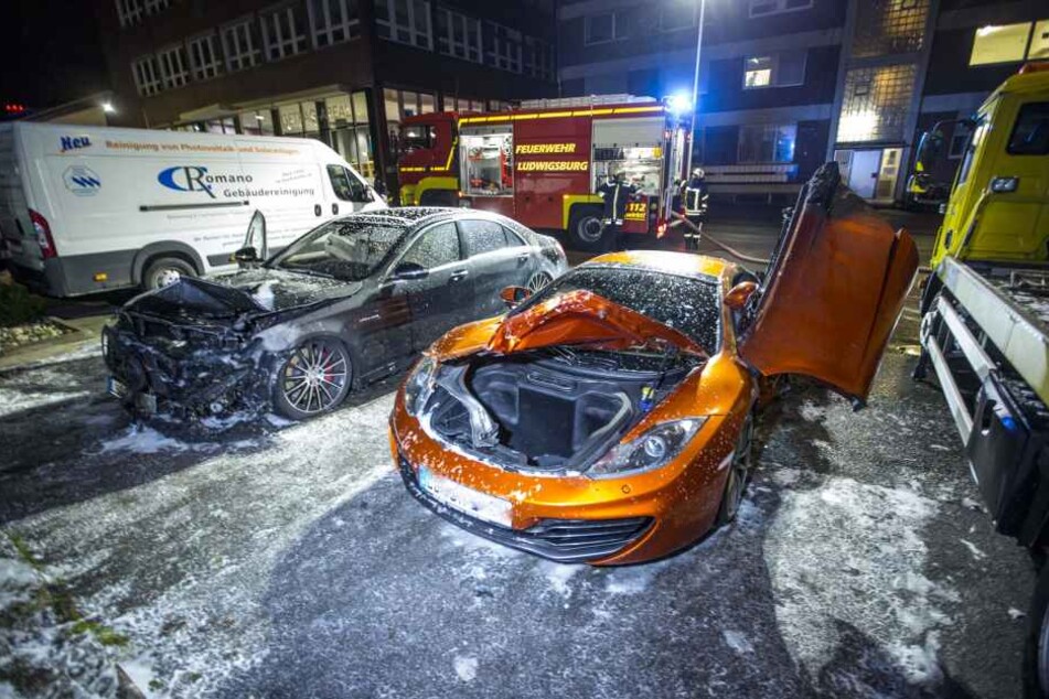 Bei den Autos handelte es sich um einen McLaren und einem Mercedes S 63 AMG.
