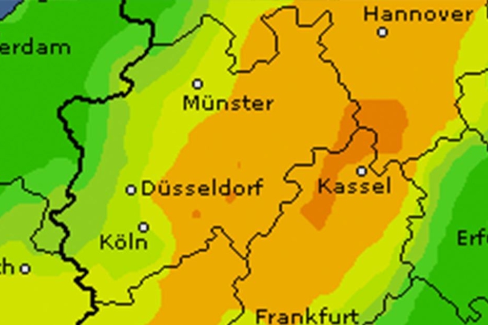 Das Gewitterrisiko ist vor allem am Donnerstag relativ hoch.