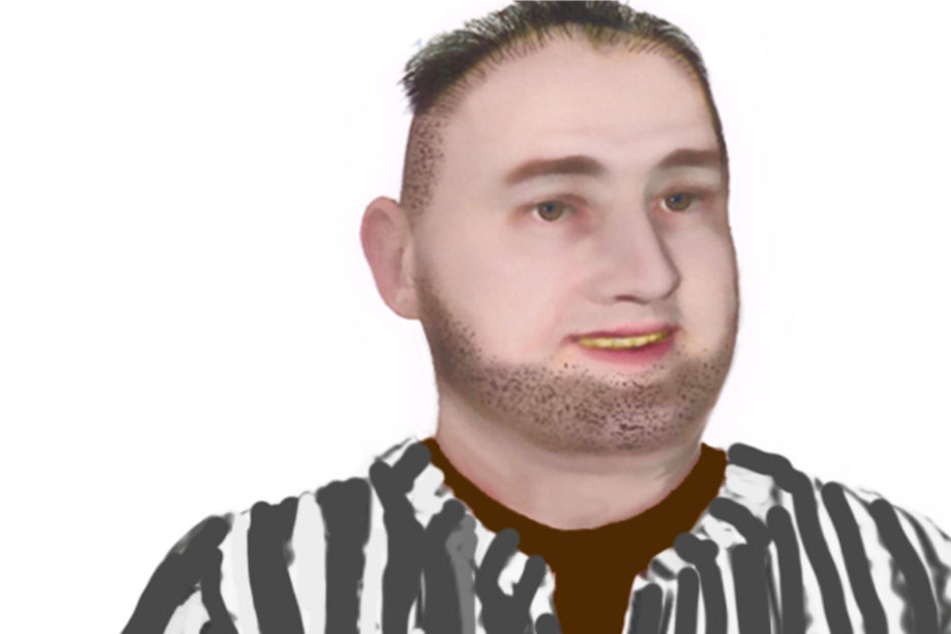 Das Phantombild zeigt den Gesuchten: Wer kennt diesen Mann?