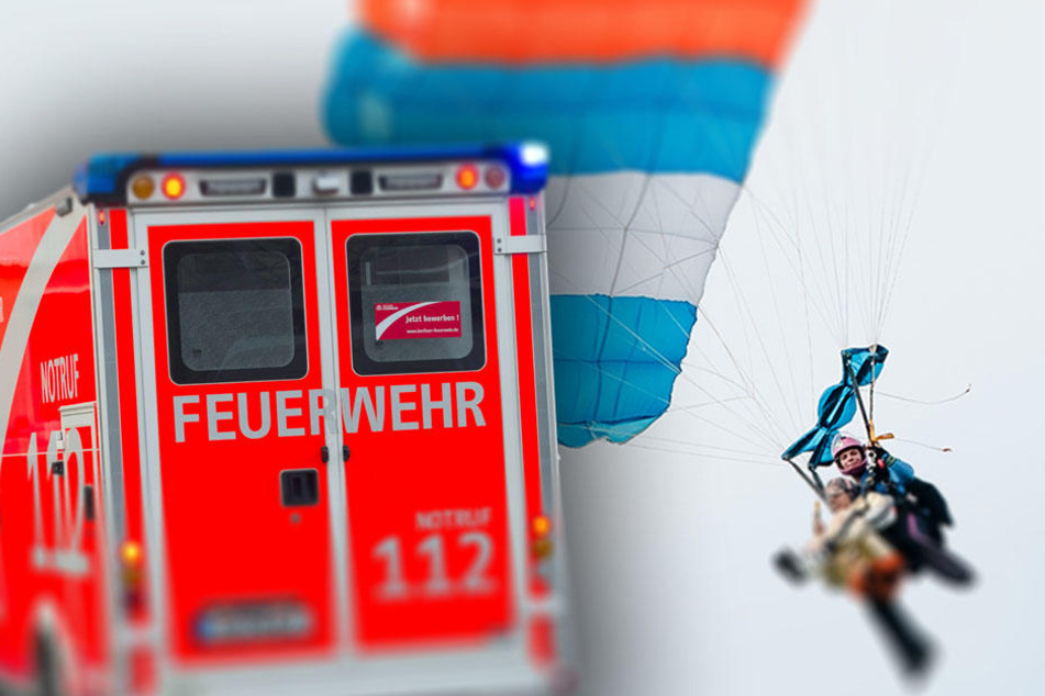 Dem erfahrenen Tandempartner trifft bei diesem Unfall keine Schuld. (Bildmontage)