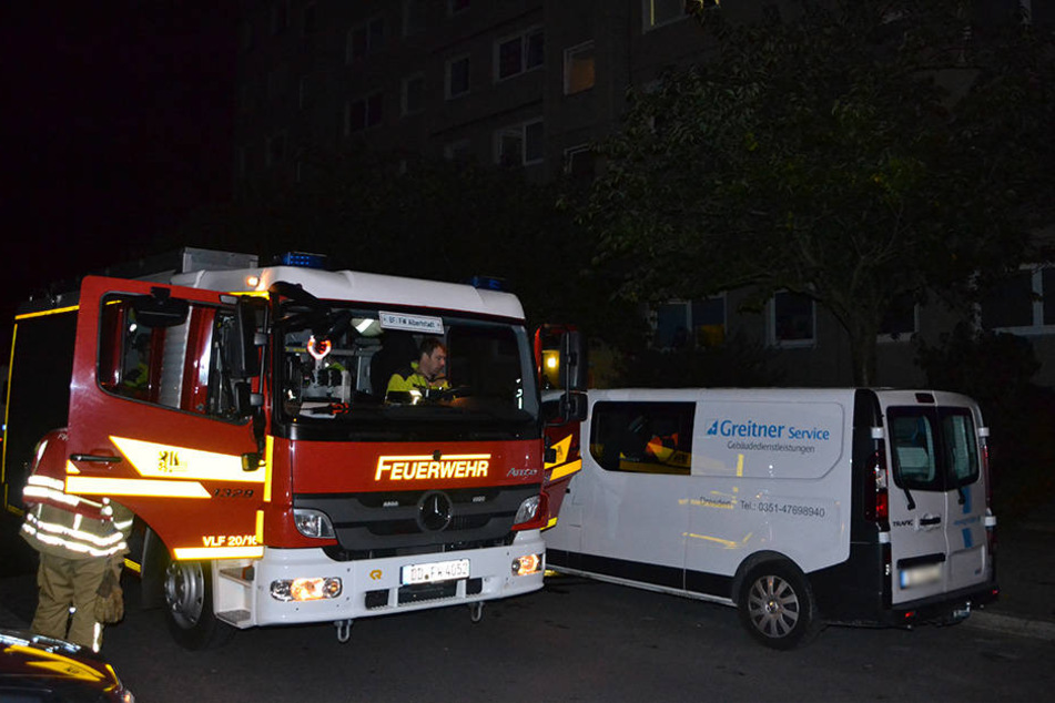 In Klotzsche brannte am Dienstagmorgen ein Kinderwagen.