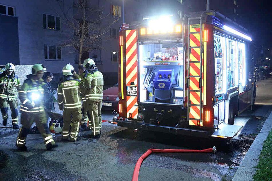 Im Einsatz waren die Feuerwehr-Wachen Altstadt und Löbtau.