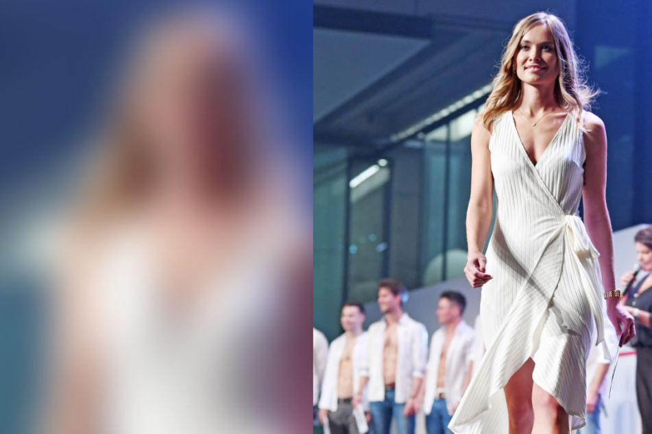 Abendkleid statt Polizeiuniform: Nadine Berneis.