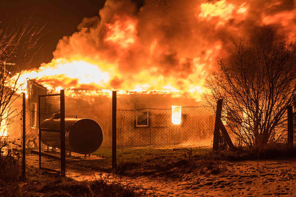 In diesem Flammeninferno kamen zwei Menschen ums Leben.