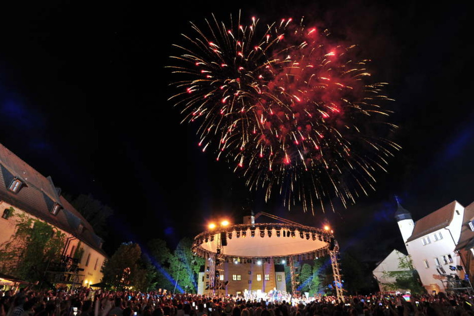 Großes Finale: Am Ende der Sendung gab es ein Mega-Feuerwerk.