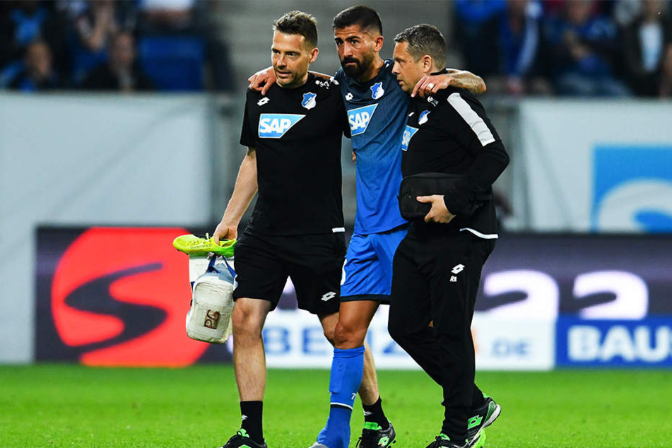 Auch Kerem Demirbay (Mitte) wird der TSG fehlen: Er zog sich eine Außenbandruptur im linken Knöchel zu.