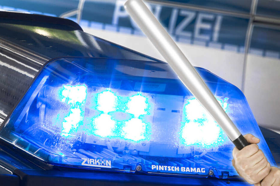 Zwei Unbekannte griffen den Mann mit einem Baseballschläger an.