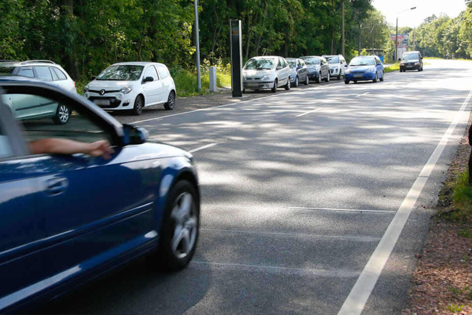 Der Blitzer auf der Dresdner Straße wird bald wieder einsatzbereit sein (Archivfoto).