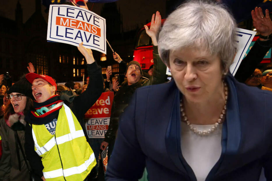 Theresa May musste vor dem Parlament eine Schlappe hinnehmen.