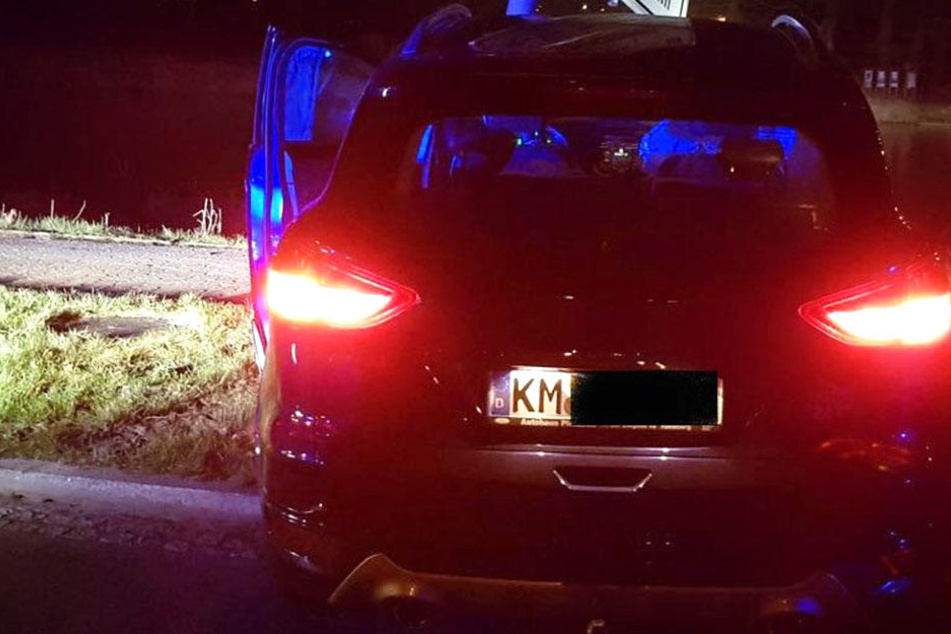 Dieser blaue Ford Kuga ging der Polizei ins Netz.