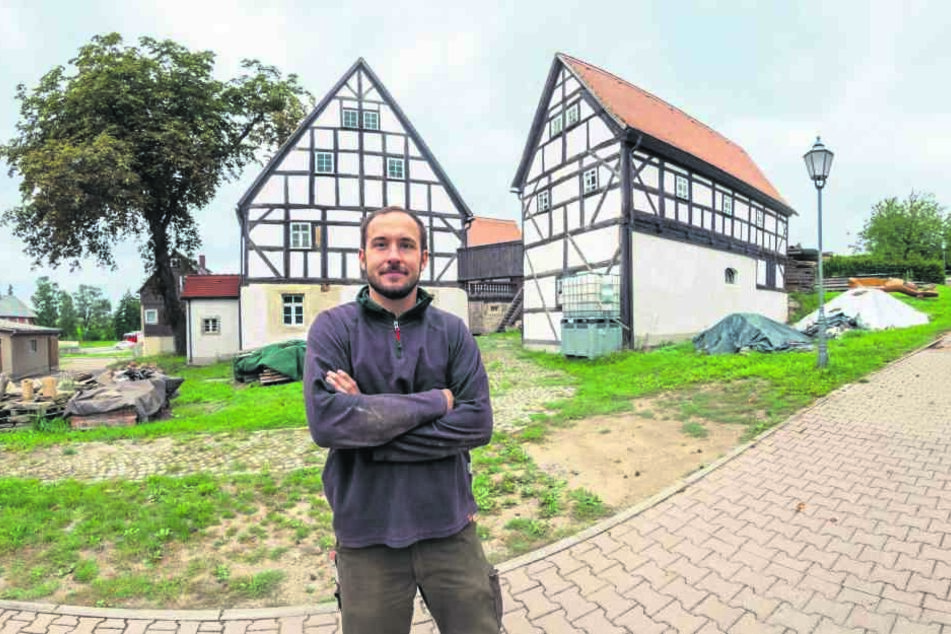 Ronny Sommer lädt heute zum Tag des offenen Denkmals ein und führt Interessierte durch
seinen historischen Vierseithof.
