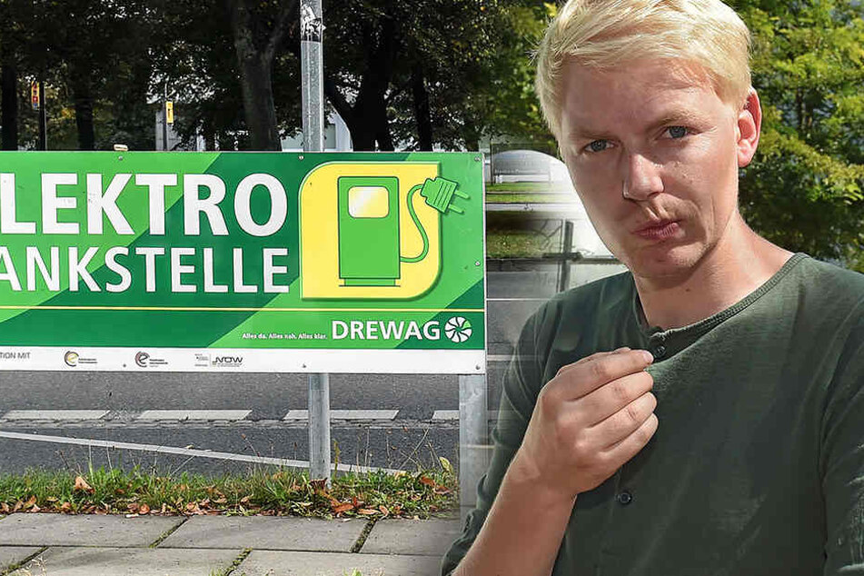 TAG-24 Redakteur Dominik Brüggemann findet, es gibt zu wenig Anreize für die Dresdner, sich ein Elektro-Auto anzuschaffen.