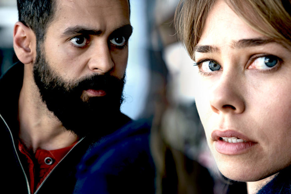 Grandioses Duo: Birgitte Hjort Sørensen und "Terrorist" Ardalan Esmaili.