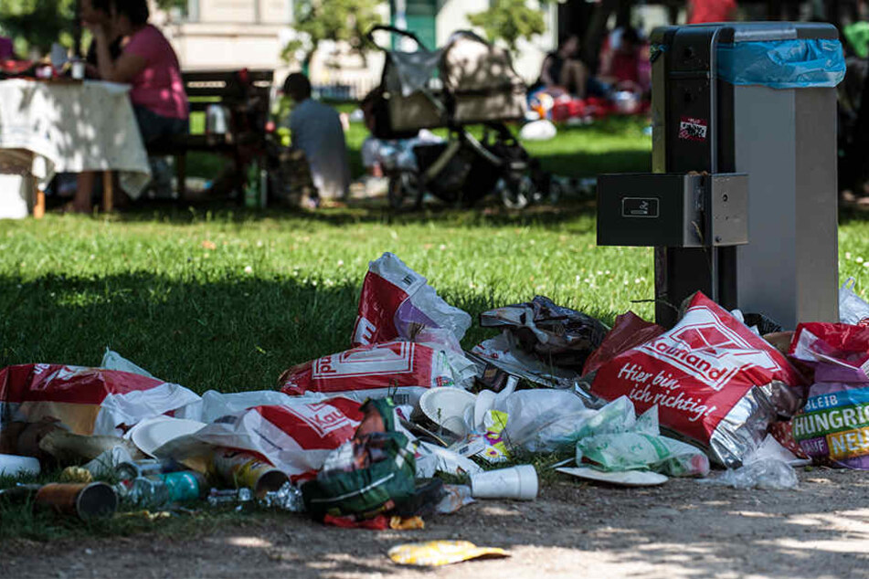 Die Stadtverwaltung hat enorme Probleme mit dem illegalen Müll (Symbolbild).