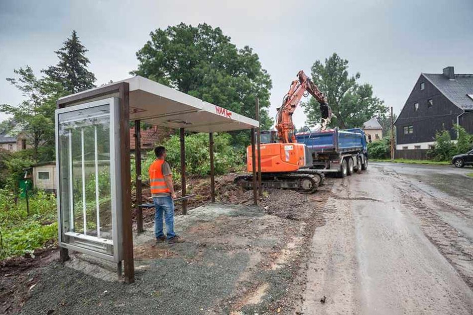 Die Wendeschleife in Reichenbrand wird modernisiert und barrierefrei gemacht.