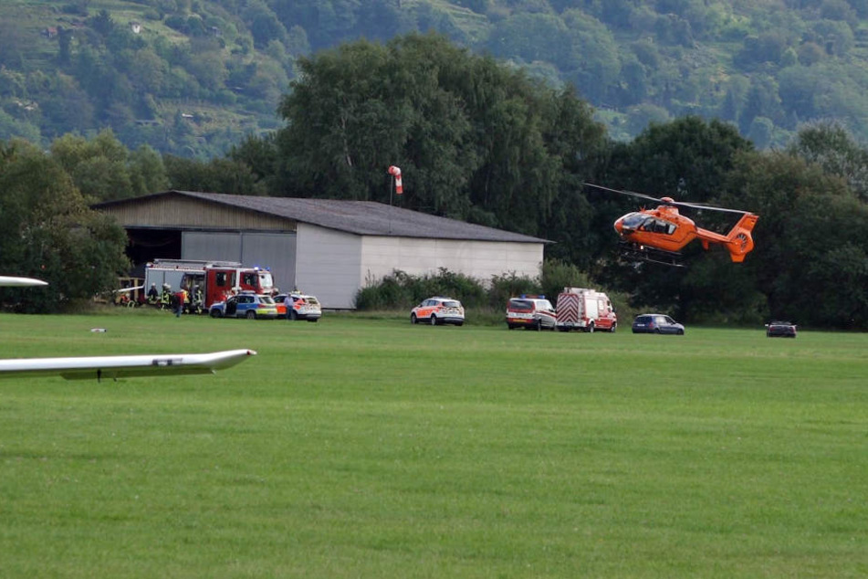 Auf einem Flugplatz in Heppenheim stürzte der junge Mann ab.