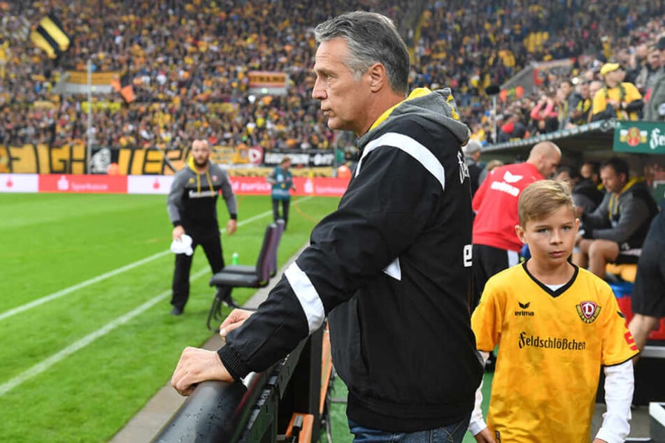 Dynamo-Trainer Uwe Neuhaus hat die Partie gegen Aue schon abgehakt und beschäftigt sich mit Lautern.