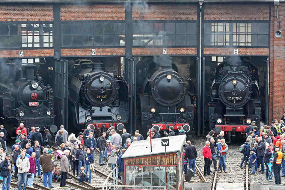 Zwölf Dampfloks und jede Menge historischer Fahrzeuge begeisterten rund 12.000 Besucher zum 9. Dampfloktreffen.