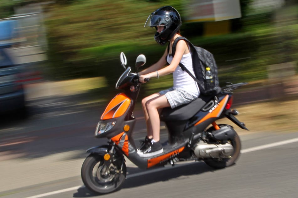 Mopedfahrer werden oft übersehen.