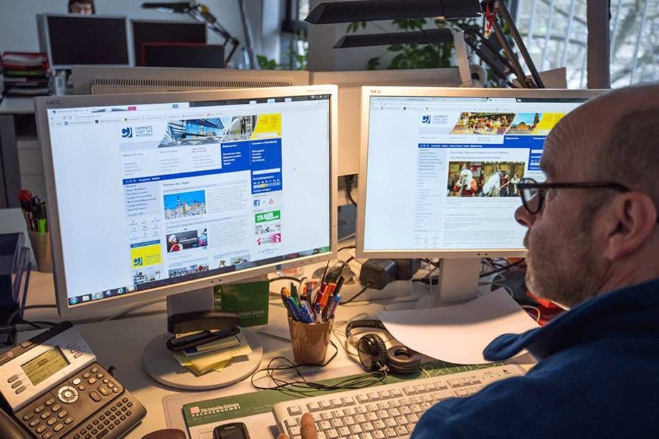 TAG24-Redakteur Torsten Schilling (49) verabschiedet eine "Alte Bekannte": Die Stadt-Homepage verschwindet Anfang 2018.