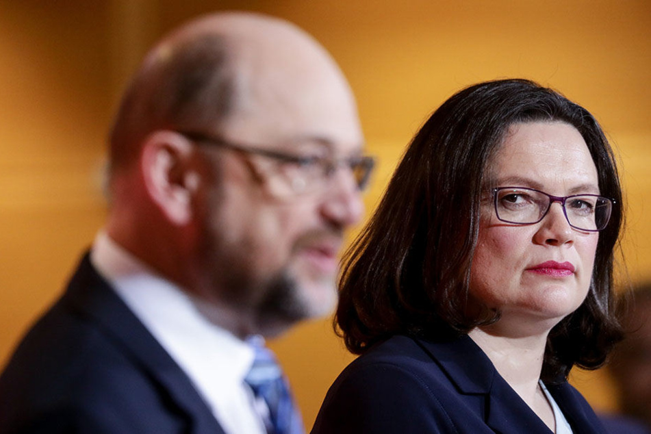 Löst Andrea Nahles Martin Schulz als SPD-Chef schon am Dienstag ab?