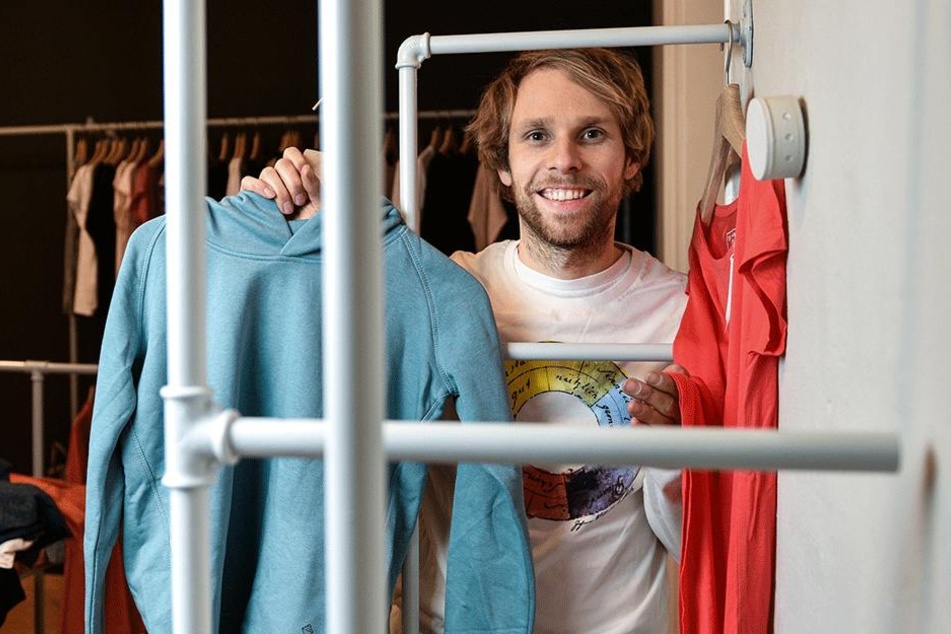 Steve Kupke (33) eröffnet Mittwoch seinen neuen Unipolar-Shop in der
Neustadt.