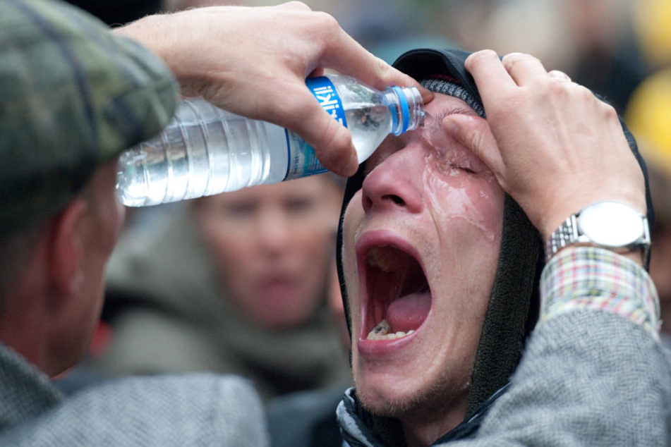 Das Opfer wurde mit Pfefferspray attackiert (Symbolbild).
