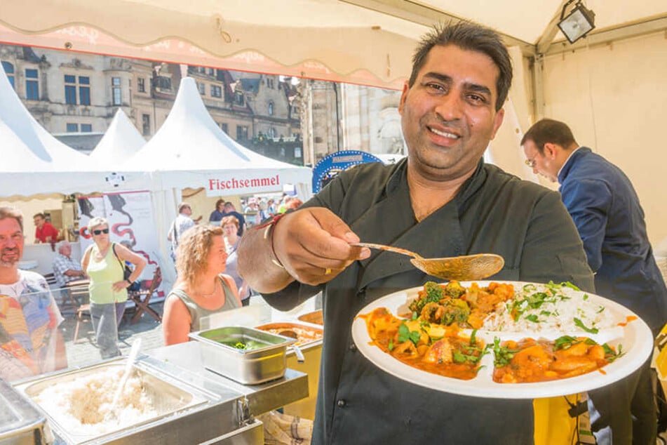 Makhan Singh (39) kann es nicht scharf genug sein! Aber auch für sanfte Gemüter hat der Vegetarier einige Köstlichkeiten zu bieten.