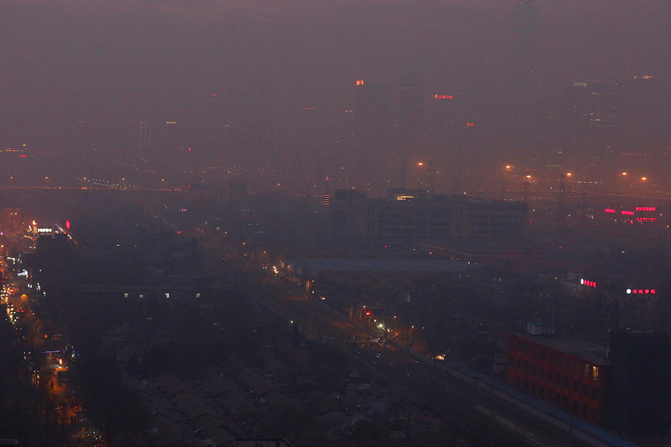 In Peking herrscht eine enorme Luftverschmutzung.