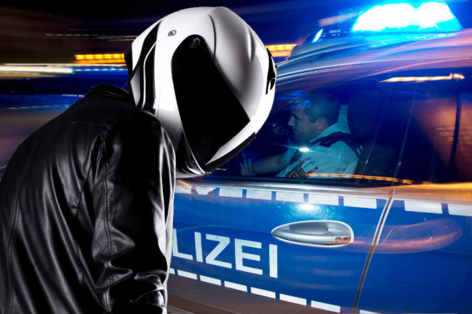 Die Polizei sucht nun nach dem Räuber. (Fotomonatge/Symbolbild)