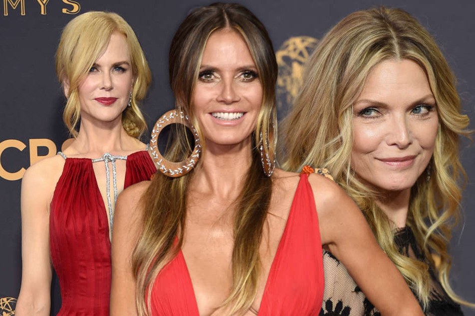 Eigentlich stehen die Emmys für Glamour und Eleganz, wie Nicole Kidman (50), Heidi Klum (44) und Michelle Pfeiffer (59) eindrucksvoll beweisen.