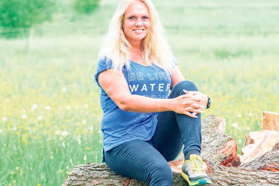 Antje Wensel lebt am grünen Saum von Bischofswerda. Pro Woche läuft sie 50 Trainingskilometer - am liebsten durch die Natur