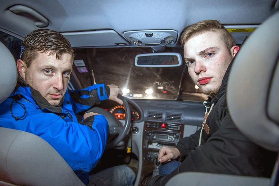 Die besorgten Väter: André N. (l.) und Max F.
