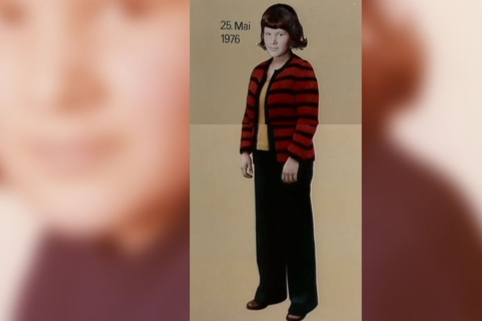 So könnte Monika am Tag ihres Verschwindens 1976 ausgesehen haben.